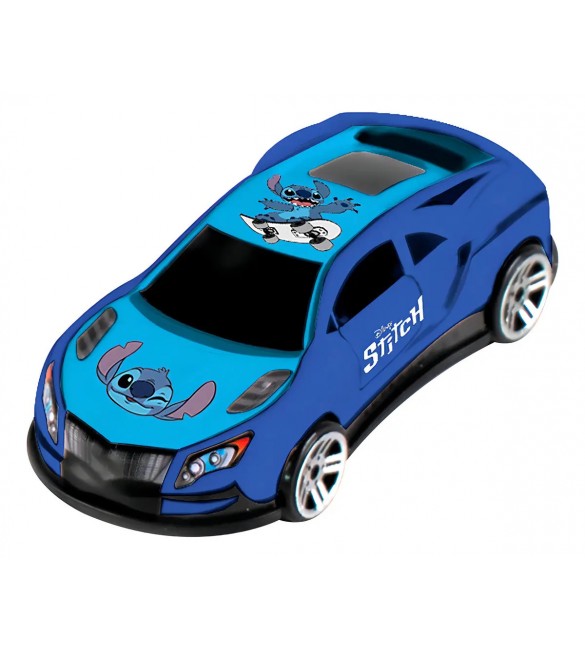 Carrinho Mini Veículos De Metal Pull Back Stitch skate  Azul - Candide